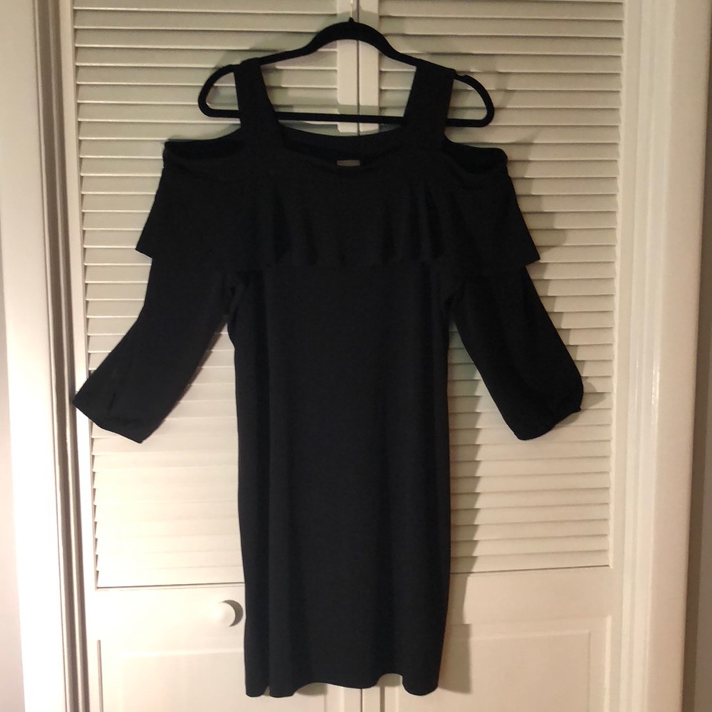 Chico’s off the shoulder little black dress